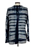 Go Couture Stripes Blue Long Sleeve Blouse Size L - photo 2