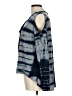 Go Couture Stripes Blue Long Sleeve Blouse Size L - photo 5