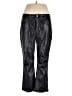 Zara Black Faux Leather Pants Size 14 - photo 1