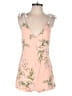 Forever 21 100% Rayon Floral Pink Romper Size S - photo 1