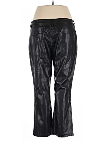 Zara Faux Leather Pants (view 2)