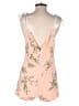 Forever 21 100% Rayon Floral Pink Romper Size S - photo 2