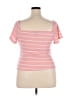 Shein Curve Pink Short Sleeve Top Size 4X - photo 2