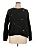 Time and Tru Stars Black Pullover Sweater Size XL - photo 1