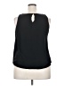 Ann Taylor LOFT 100% Polyester Black Sleeveless Top Size XL - photo 2