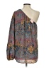 FSL Apparel 100% Polyester Gray Tan 3/4 Sleeve Blouse Size S - photo 2