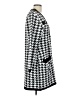 Jess Lea 100% Polyester Houndstooth Black Gray Casual Dress Size L - photo 4