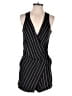 White House Black Market Stripes Black Romper Size 4 - photo 1