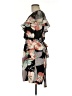 Nine West Tropical Floral Gray Cocktail Dress Size 6 - photo 5