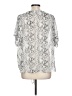 Pleione Silver Short Sleeve Blouse Size L - photo 2
