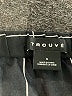 Trouve 100% Polyester Plaid Black Casual Skirt Size S - photo 4