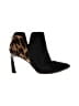 Vince Camuto Animal Print Black Ankle Boots Size 6 1/2 - photo 1