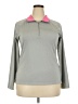 Danskin Now Gray Long Sleeve Polo Size XXL - photo 1