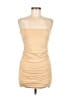 Oh Polly Solid Tan Cocktail Dress Size 10 - photo 1