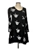 Assorted Brands 100% Rayon Floral Black Casual Dress Size S (estimated) - photo 1