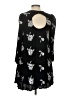 Assorted Brands 100% Rayon Floral Black Casual Dress Size S (estimated) - photo 2