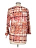 Unbranded Orange 3/4 Sleeve Blouse Size L - photo 2