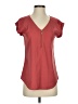Express Red Short Sleeve Henley Size XS - photo 1