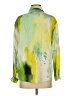 Sani 100% Viscose Print Green Long Sleeve Blouse Size S - photo 2
