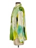 Sani 100% Viscose Print Green Long Sleeve Blouse Size S - photo 5