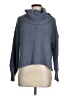 Pink Rose 100% Polyester Gray Turtleneck Sweater Size M - photo 1