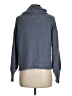 Pink Rose 100% Polyester Gray Turtleneck Sweater Size M - photo 2