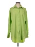 Nylon Apparel Green Long Sleeve Blouse Size S - photo 1
