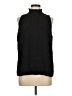 Ann Taylor LOFT 100% Polyester Black Sleeveless Blouse Size L - photo 1
