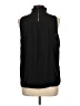Ann Taylor LOFT 100% Polyester Black Sleeveless Blouse Size L - photo 2
