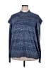 Candace Cameron Bure Blue Turtleneck Sweater Size 2X - photo 1