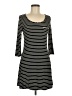Alya Stripes Black Casual Dress Size M - photo 1