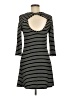 Alya Stripes Black Casual Dress Size M - photo 2