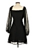 Missguided 100% Polyester Hearts Black Cocktail Dress Size 2 - photo 2