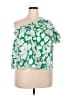 J.Crew Green Short Sleeve Blouse Size XXL - photo 1
