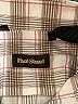 Paul Stuart 100% Cotton Plaid Tan Brown Long Sleeve Button-Down Shirt Size L - photo 7