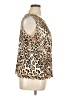 DressBarn 100% Polyester Animal Print Tan Short Sleeve Top Size 14 - 16 - photo 4