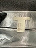 H&M 100% Polyester Metallic Silver Formal Skirt Size 8 - photo 4