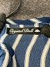 Crystal Doll Stripes Blue Jumpsuit Size 9 - photo 4