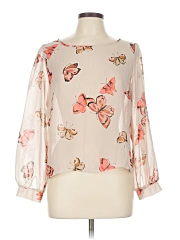 Atmosphere 3/4 Sleeve Blouse (view 1)