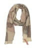 W. by Wantable 100% Polyester Brown Tan Scarf One size - photo 1