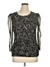 INC International Concepts Silver 3/4 Sleeve Top Size XL - photo 1