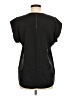 Fossil Black Short Sleeve Blouse Size M - photo 2