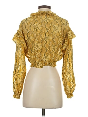 Zara W&B Collection Long Sleeve Blouse (view 2)