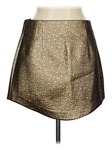 Zara Faux Leather Skirt (view 1)