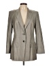 BOSS by HUGO BOSS Gray Tan Wool Blazer Size 10 - photo 1