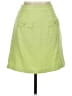 Taylor 100% Polyester Solid Green Casual Skirt Size 6 - photo 1