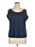 Theme 100% Polyester Blue Sleeveless T-Shirt Size 1X - photo 1