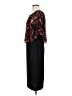 Connected Apparel 100% Polyester Graphic Black Cocktail Dress Size 6 - photo 5