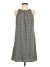 Alfani 100% Polyester Chevron-herringbone Gray Casual Dress Size 6 - photo 1