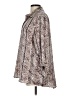 Hester & Orchard 100% Polyester Animal Print Brown Long Sleeve Blouse Size L - photo 5